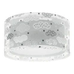 Plafón Dalber CLOUD GREY, Ø 33 cm, gris