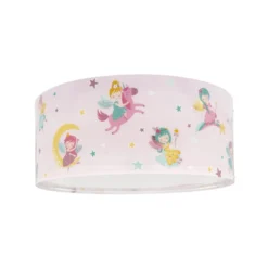 Plafón Dalber FAIRY DREAMS, multicolor, de 2 luces
