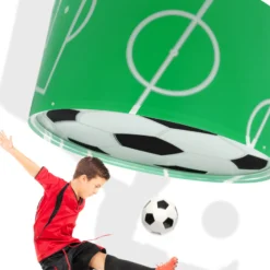 Plafón Dalber FOOTBALL, verde, blanco y negro