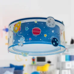 Plafón Dalber PLANETS, multicolor, con motivos espaciales