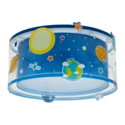 Plafón Dalber PLANETS, multicolor, con motivos espaciales