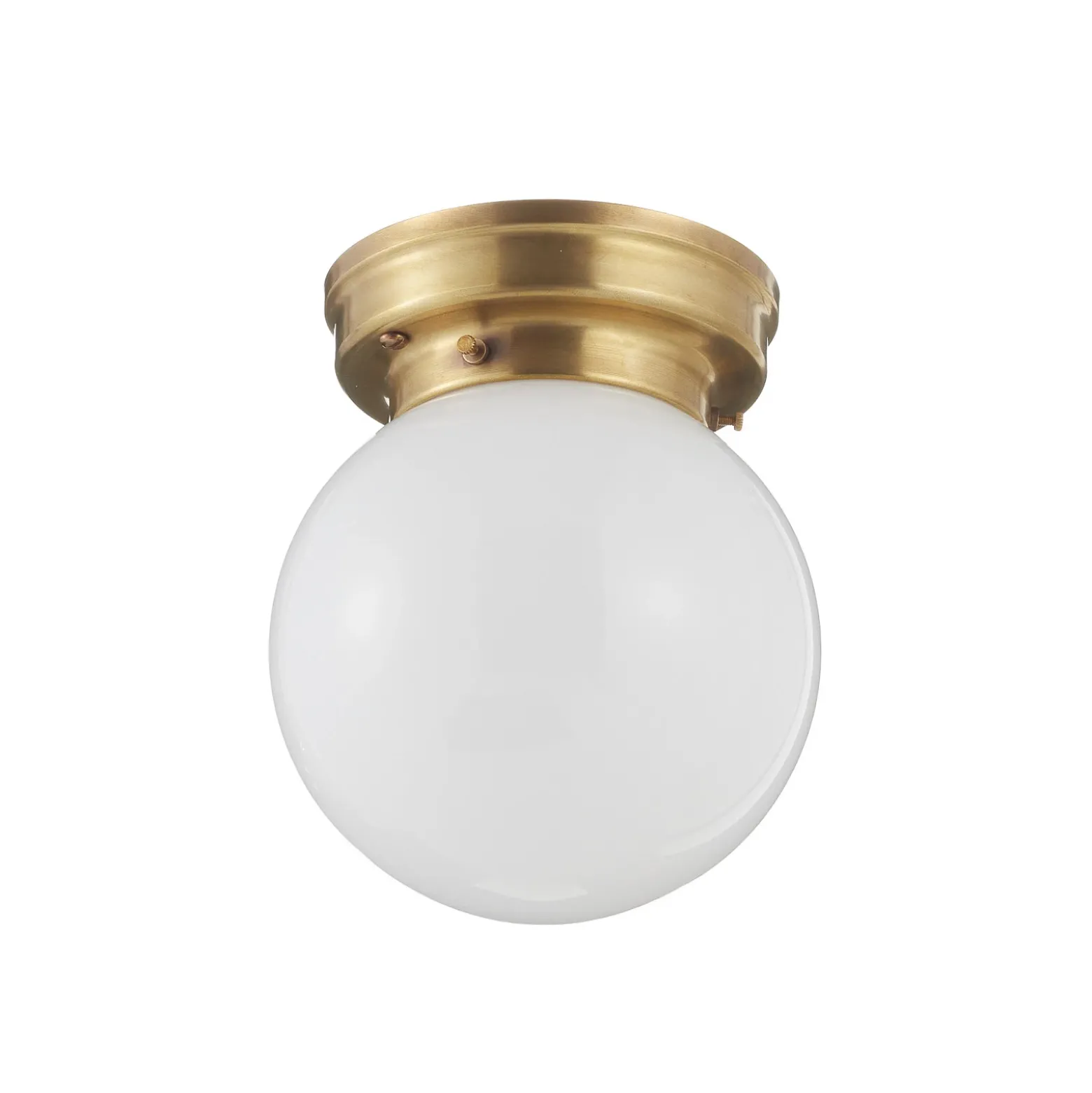 Plafón D99-115 op B con tulipa de vidrio opalino