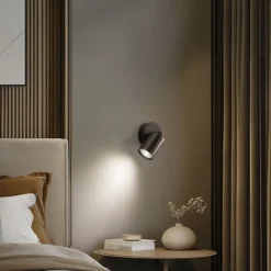 Plafón downlight Top, regulable, marrón, 1 luz
