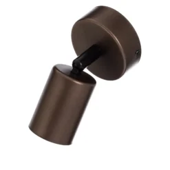Plafón downlight Top, regulable, marrón, 1 luz