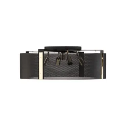 Plafón Etro, Ø 70 cm, negro/dorado