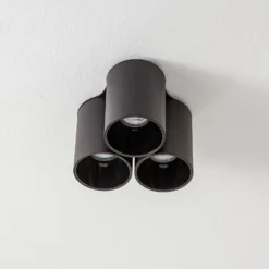 Plafón Eye Tone III, negro