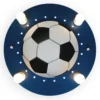 Plafón Fútbol, 4 luces azul oscuro-blanco