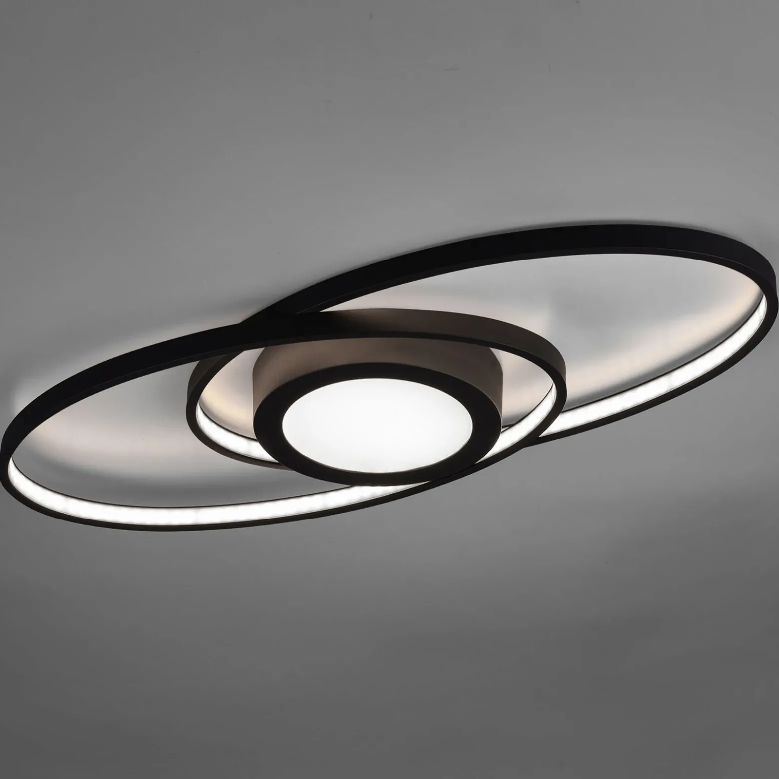 Plafón Galaxy LED, atenuable, antracita