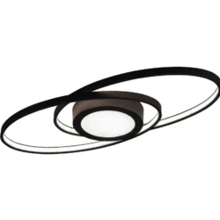 Plafón Galaxy LED, atenuable, antracita