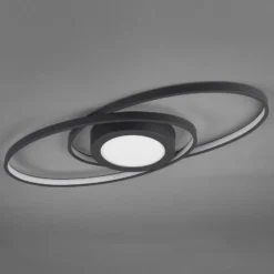Plafón Galaxy LED, atenuable, antracita