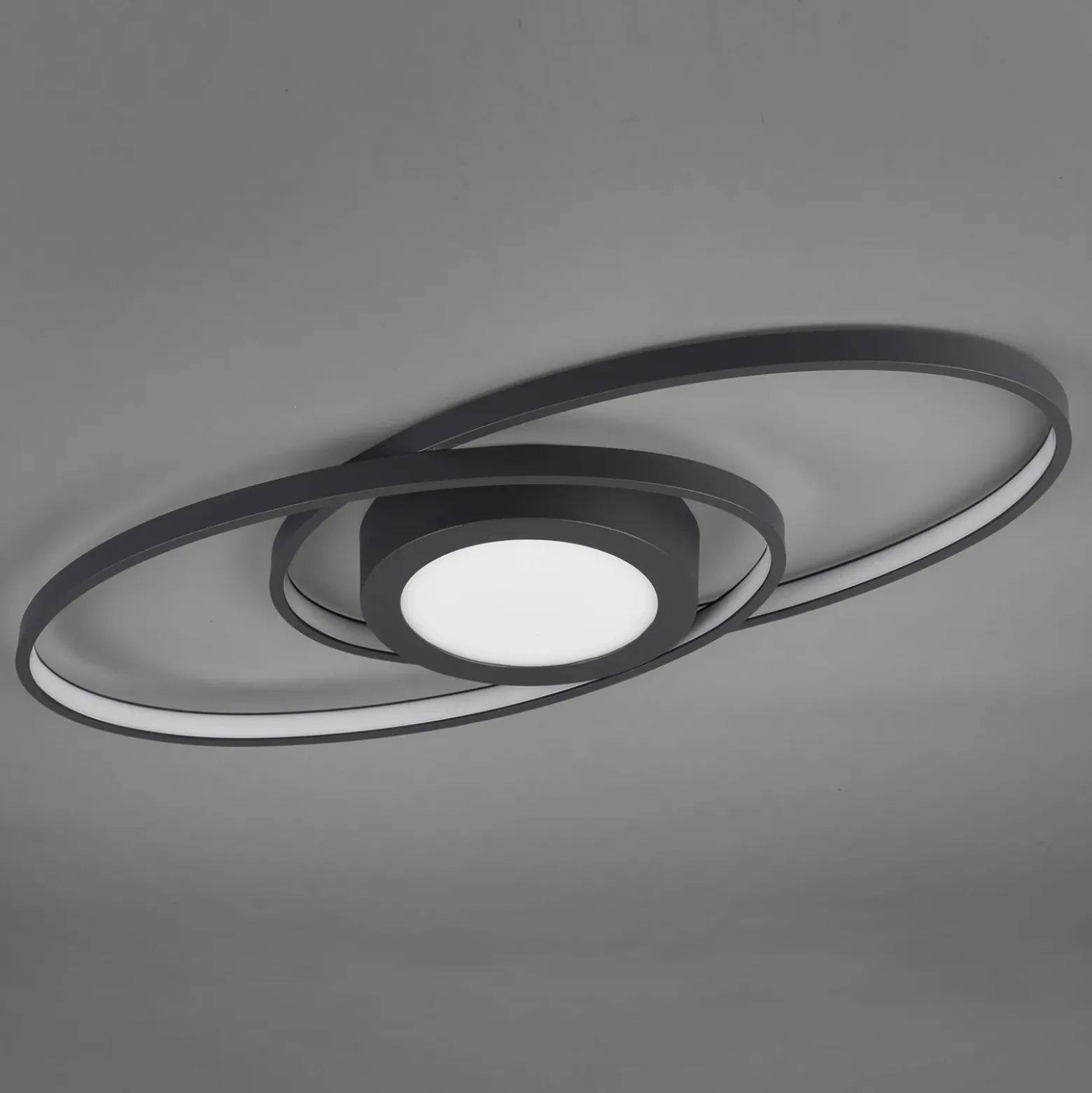 Plafón Galaxy LED, atenuable, antracita
