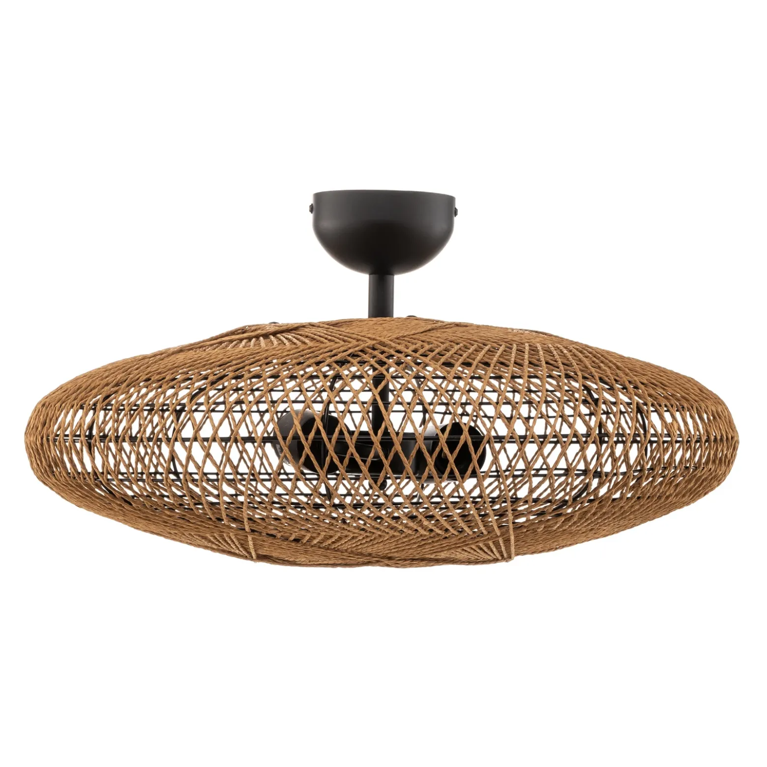 Plafón Hedda de Sisal y metal