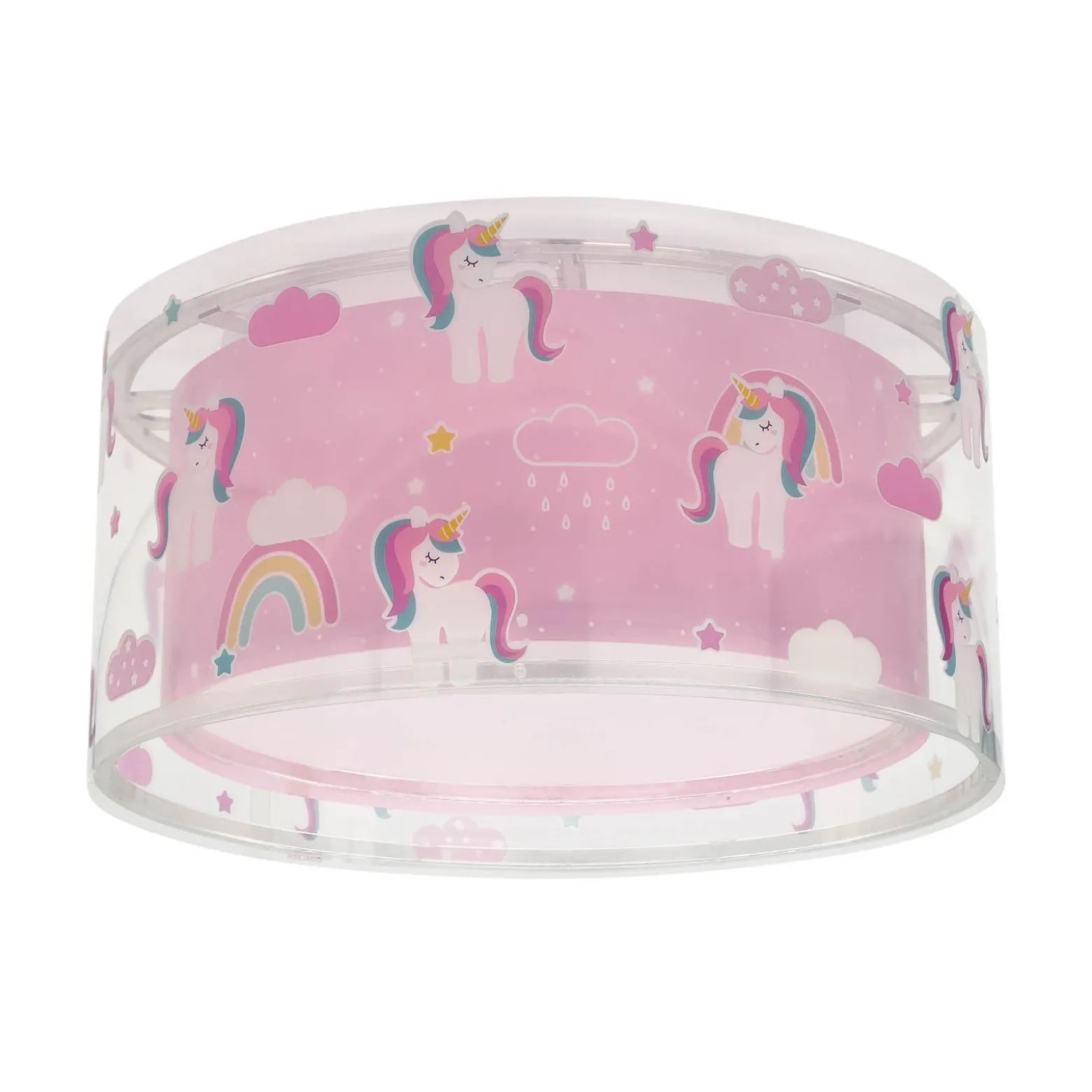 Plafón infantil Dalber UNICORNS, rosa, 1 luz