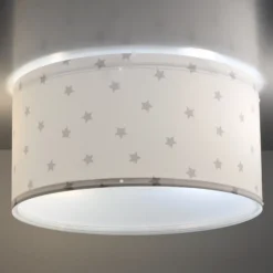Plafón infantil STAR LIGHT de Dalber, blanco