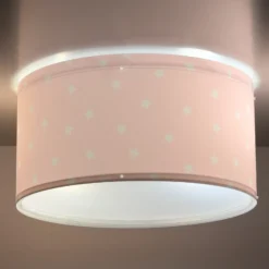 Plafón infantil STAR LIGHT de Dalber, rosa