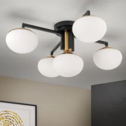 Plafón Josephine, 5 luces