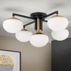 Plafón Josephine, 5 luces