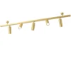 Plafón 7534, latón satinado, 5 luces, GU10