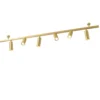 Plafón 7535, latón satinado, 6 luces, GU10