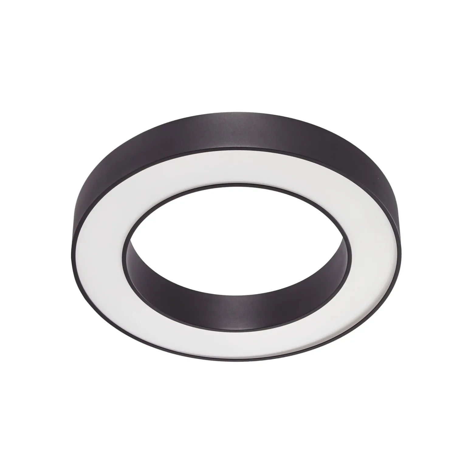 Plafón LED Arcchio Sharelyn, Ø 60 cm, negra, atenuable