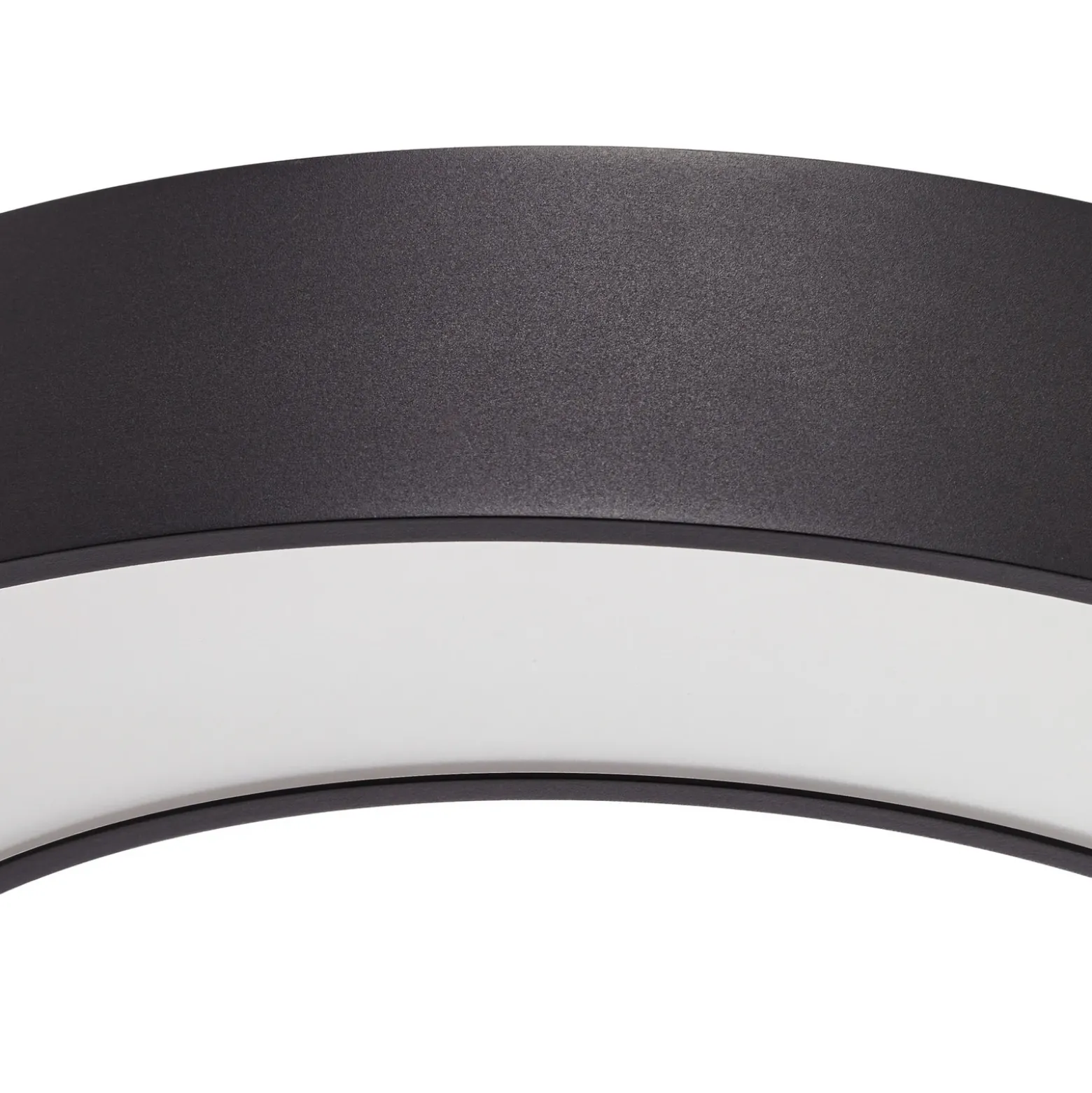 Plafón LED Arcchio Sharelyn, Ø 80 cm, negra, atenuable