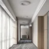 Plafón LED Arcchio Sharelyn, Ø 60 cm, blanca, atenuable