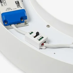 Plafón LED Arcchio Sharelyn, Ø 60 cm, blanca, atenuable