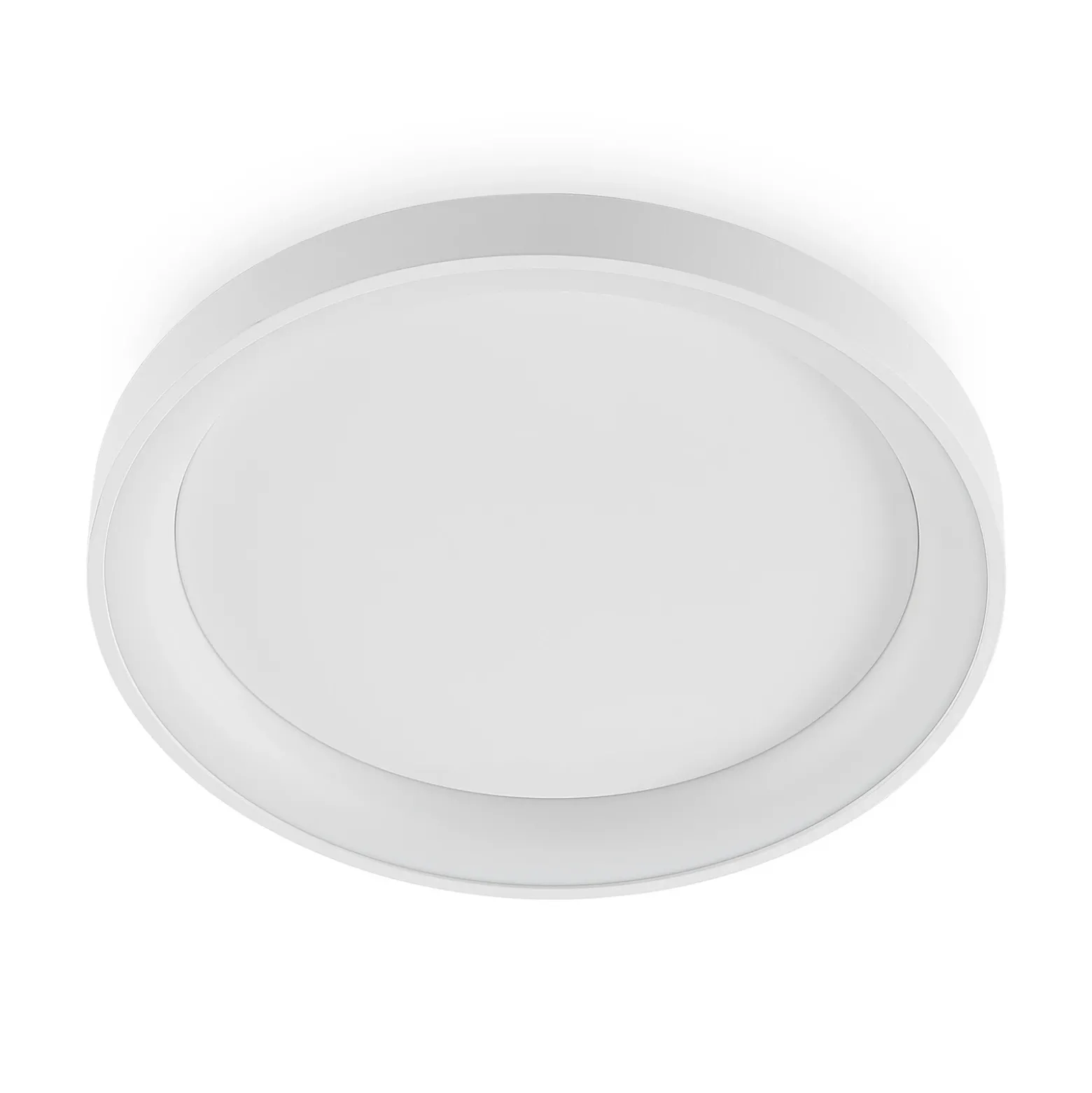 Plafón LED Arcchio Vivy, Ø 38 cm, blanco, metal