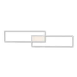 Plafón LED Asmin, CCT, acero, 109,5x25,7cm