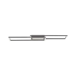 Plafón LED Asmin, CCT, negro, 95x17,5cm