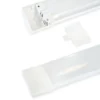 Plafón LED Batten, longitud 60 cm, aluminio, blanco, 4000 K