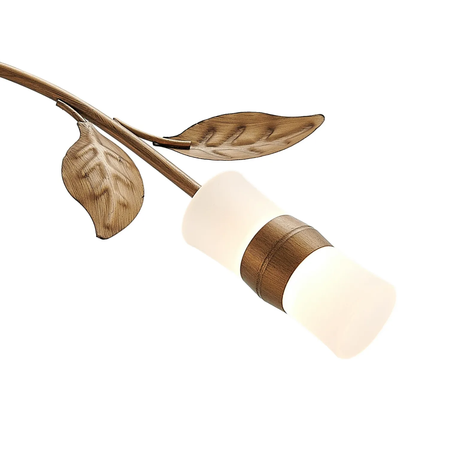 Plafón LED Bentas de Lindby, bronce, metal, Ø 80 cm