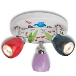 Plafón LED Birds, 3 luces