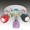 Plafón LED Birds, 3 luces