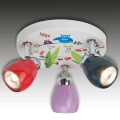 Plafón LED Birds, 3 luces