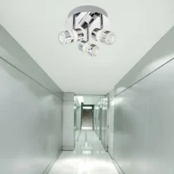 Plafón LED Bubbles, IP44, 3 luces