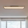 Plafón LED Cinderella madera CCT 120 x 30 cm