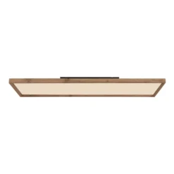 Plafón LED Cinderella madera CCT 120 x 30 cm