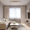 Plafón LED Cinderella madera CCT 80 x 20 cm