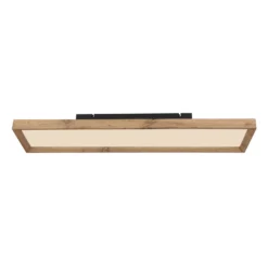 Plafón LED Cinderella madera CCT 80 x 20 cm