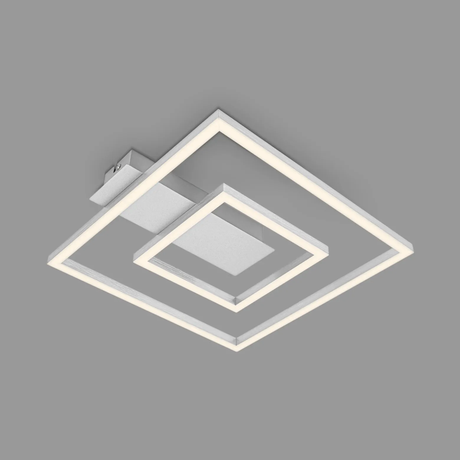 Plafón LED 3772 con 2 marco, aluminio