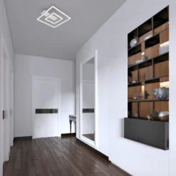Plafón LED 3772 con 2 marco, aluminio