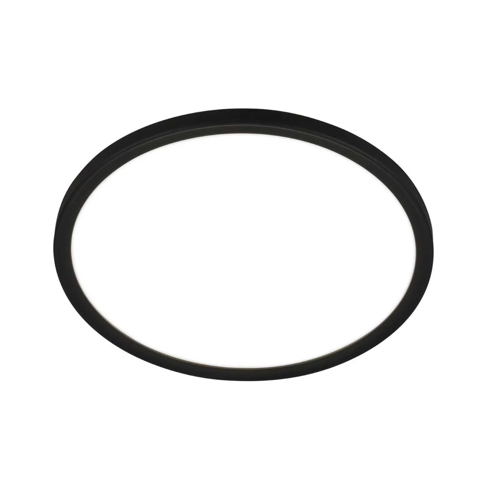 Plafón LED con sensor de movimiento, negro, Ø 29 cm, IP44, 4000K