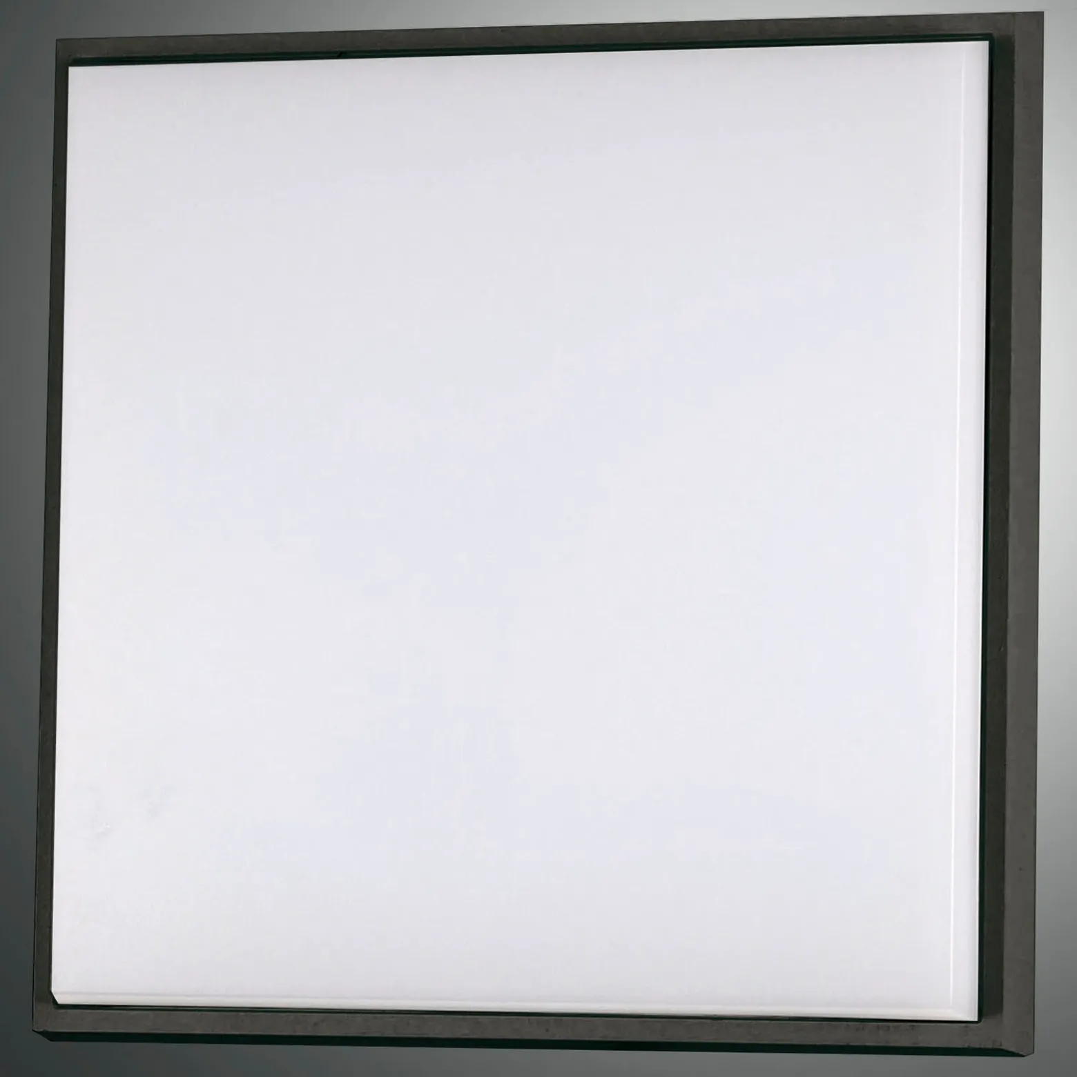 Plafón LED Desdy, 30x30 cm, IP54, negro