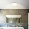 Plafón LED Elara, blanco, Ø 29 cm, IP44, plástico