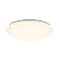 Plafón LED Elara, blanco, Ø 29 cm, IP44, plástico