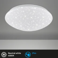 Plafón LED Elipso lámpara estrellada IP44 4.000K