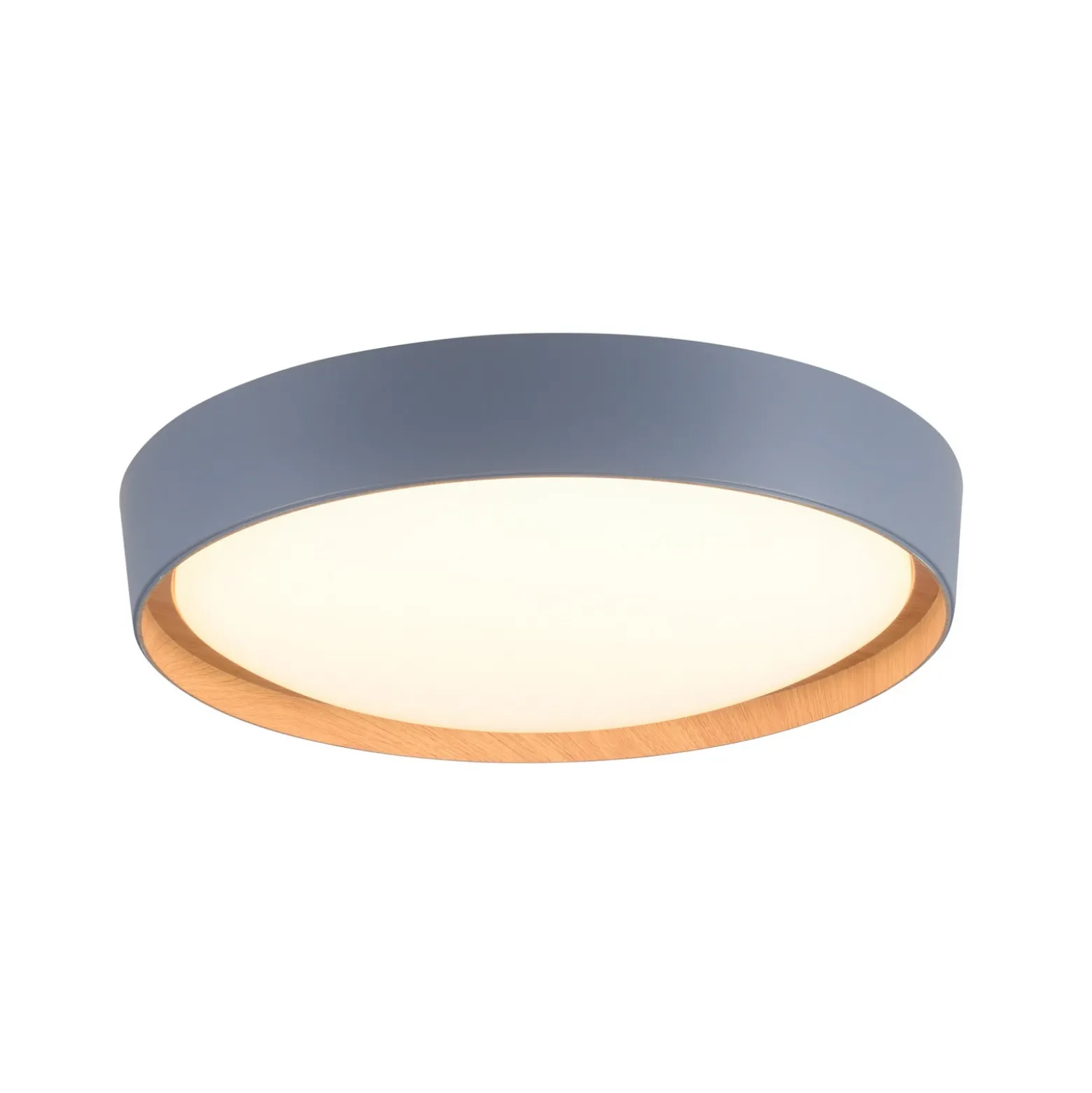Plafón LED Emilia, atenuable en tres niveles, gris