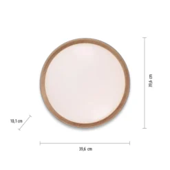 Plafón LED Emilia, atenuable en tres niveles, gris