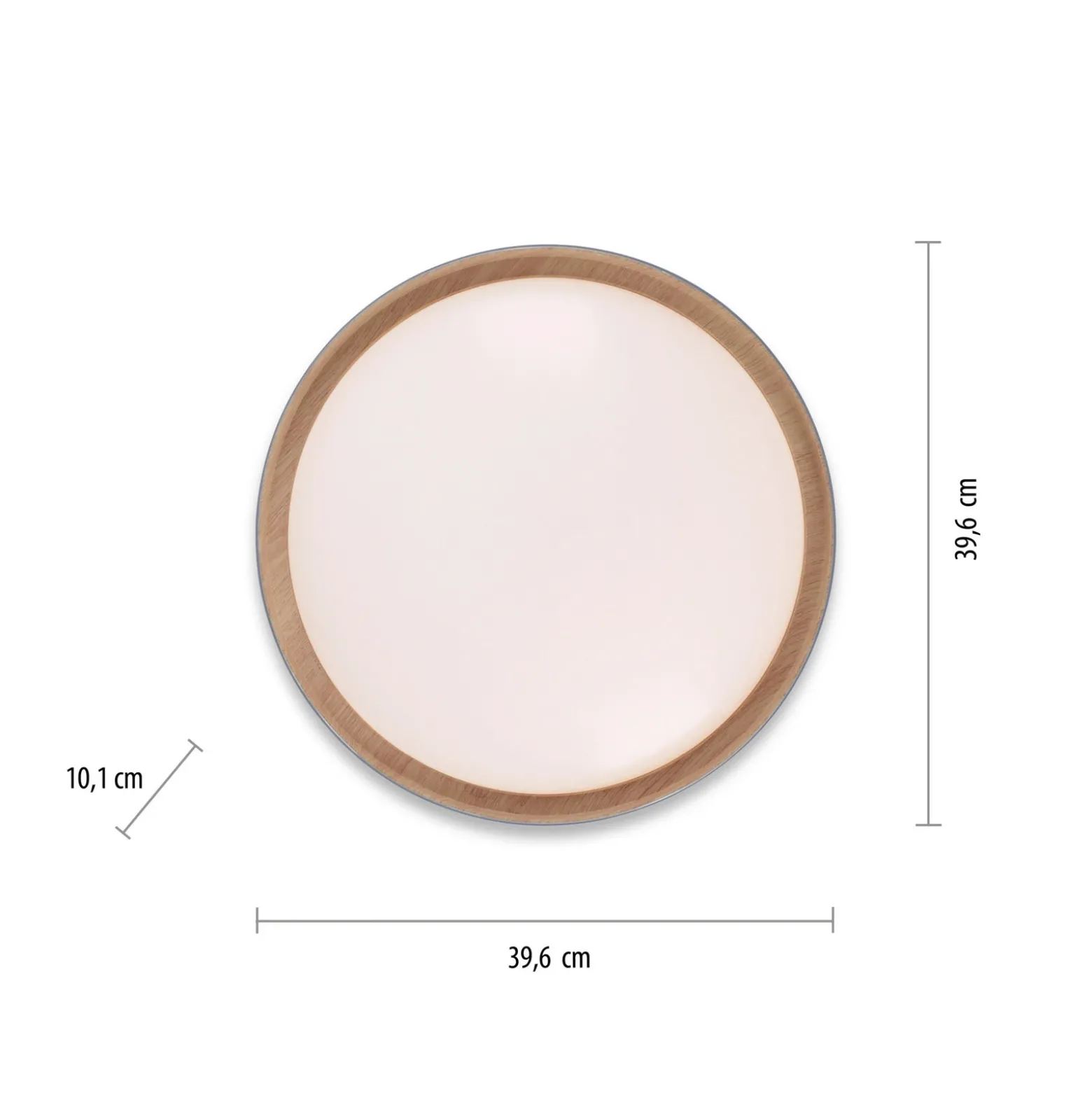 Plafón LED Emilia, atenuable en tres niveles, gris